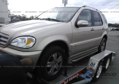 2005 Mercedes-Benz Ml 350 from USA, damaged, VIN 4JGAB57E35A558368